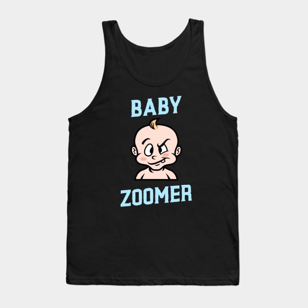Baby Zoomer - Zoom funny design Tank Top by CLPDesignLab